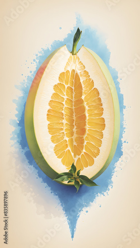 poster summer fruit photo