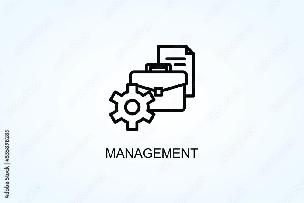 Management Vector Or Logo Sign Symbol Illustration Management Vector Or Logo Sign Symbol Illustration