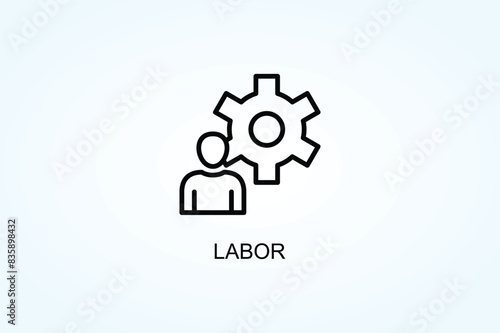Labor Vector  Or Logo Sign Symbol Illustration