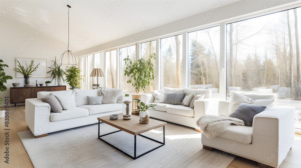 Fototapeta premium living room interior
