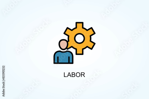 Labor Vector  Or Logo Sign Symbol Illustration