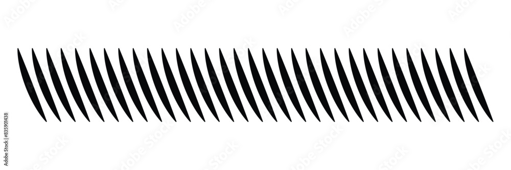 Slash line. Border with diagonal lines. Angle of tilt stripes. Black pattern of footer isolated vector on white background. Eps 10. Slash line. Border with diagonal lines. Angle of tilt stripes. Black pattern of footer isolated vector on white background. Eps 10.