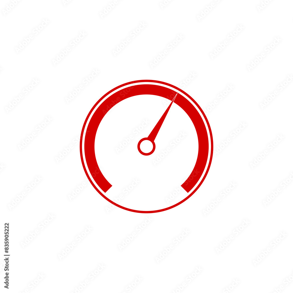 Speed gauge icon isolated on transparent background Speed gauge icon isolated on transparent background