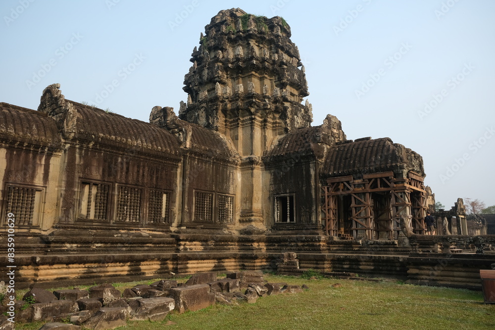 one of the buildings of the Angkor Wat temple, Cambodia one of the buildings of the Angkor Wat temple, Cambodia