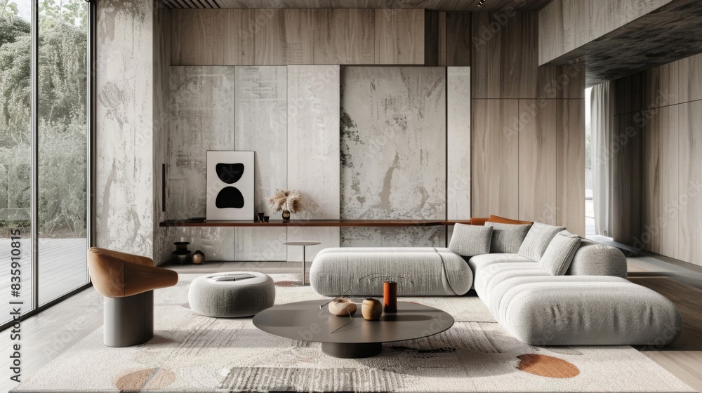 Beautiful view of Monochromatic Gray Apartment Decor Ideas