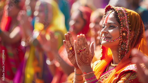 Vibrant Hindu festival celebrations
