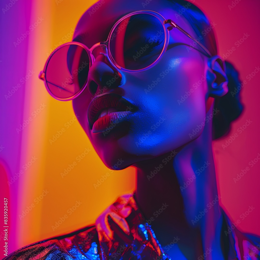 Neon Glow Fashion Editorial Neon Glow Fashion Editorial