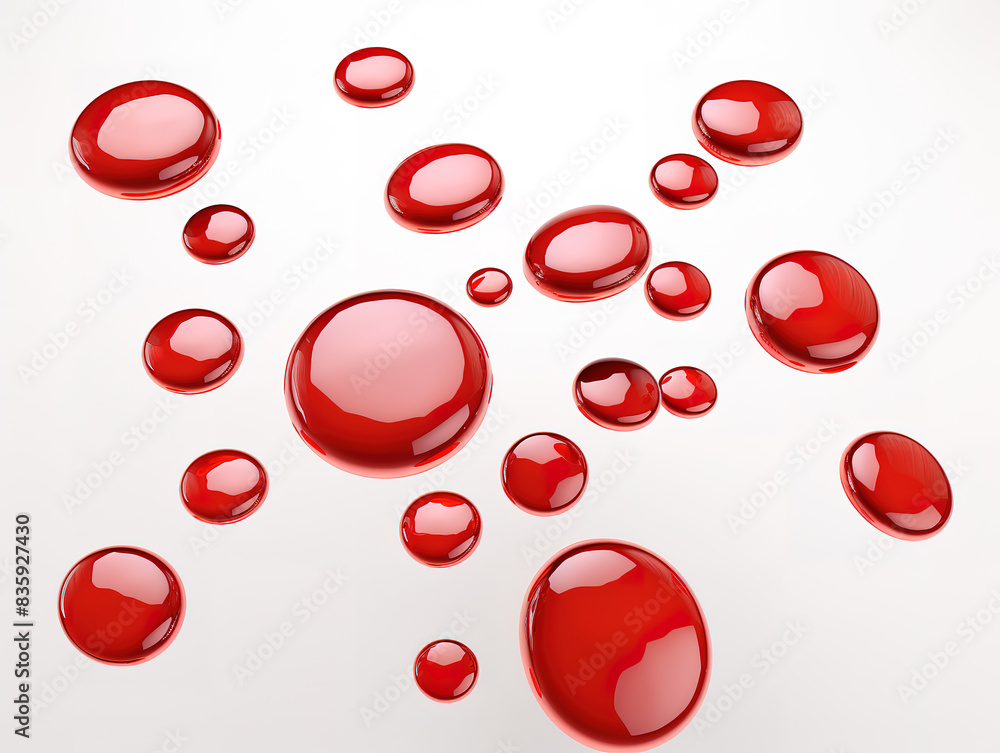 Abstract background red oil bubble in water wallpaper Abstract background red oil bubble in water wallpaper