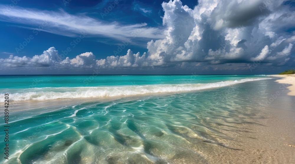 Obraz premium Exotic Island Getaway Scene