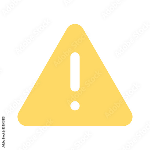Danger warning icon designed in modern style, alert icon