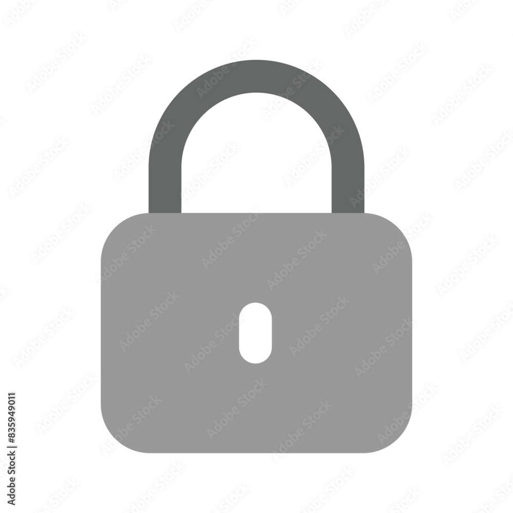 Lock vector design in modern style, creative icon of padlock Lock vector design in modern style, creative icon of padlock