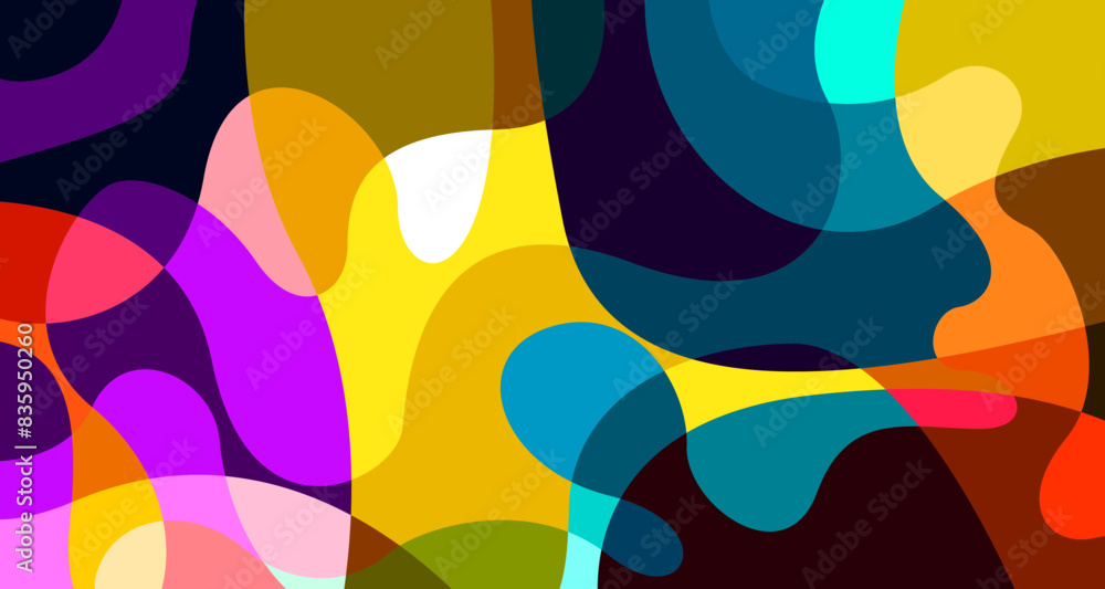 Colorful abstract fluid geometric background Colorful abstract fluid geometric background