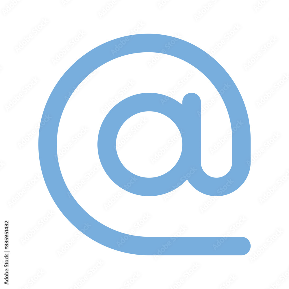 Get this icon of at sign, user interface vector Get this icon of at sign, user interface vector