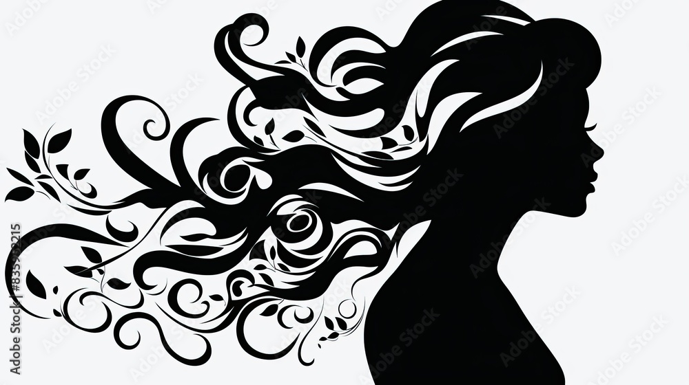 silhouette of a girl silhouette of a girl