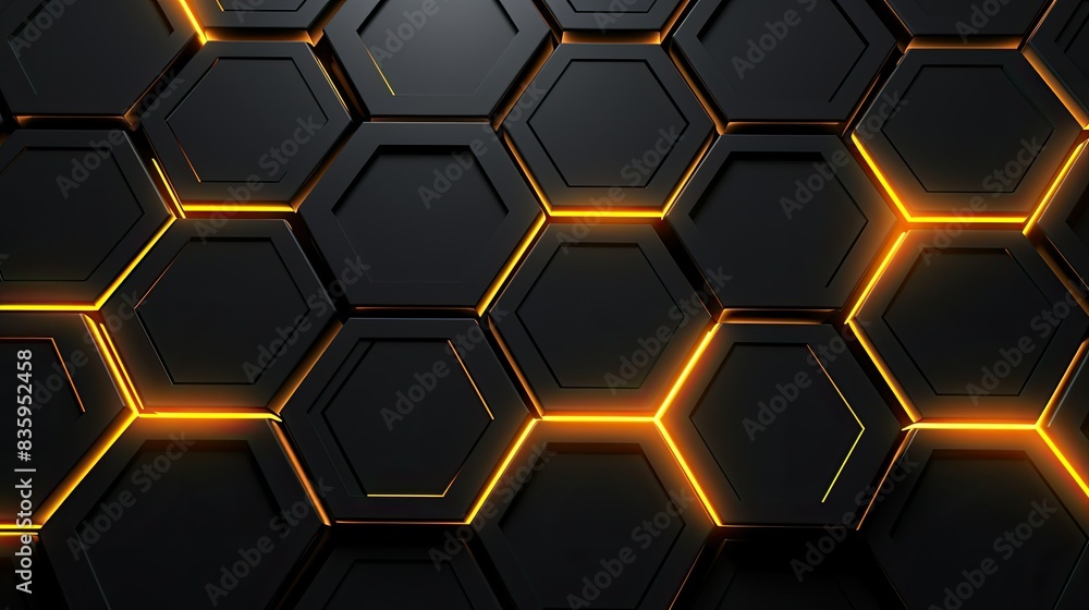 abstract background with hexagons abstract background with hexagons