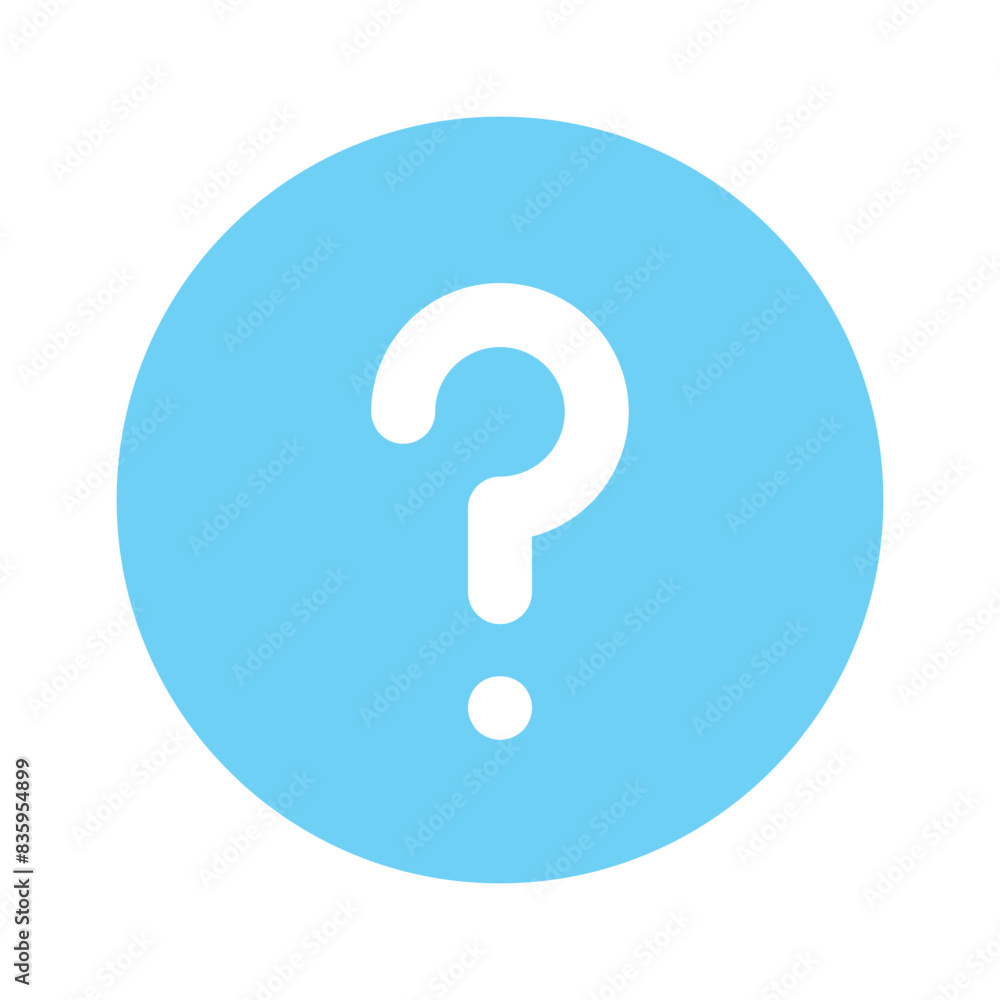 Question mark sign solid vector in trendy style Question mark sign solid vector in trendy style