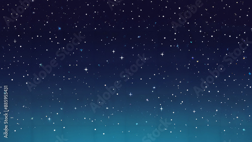 Midnight Starry Sky Gradient Background for Celestial and Nighttime Themes
