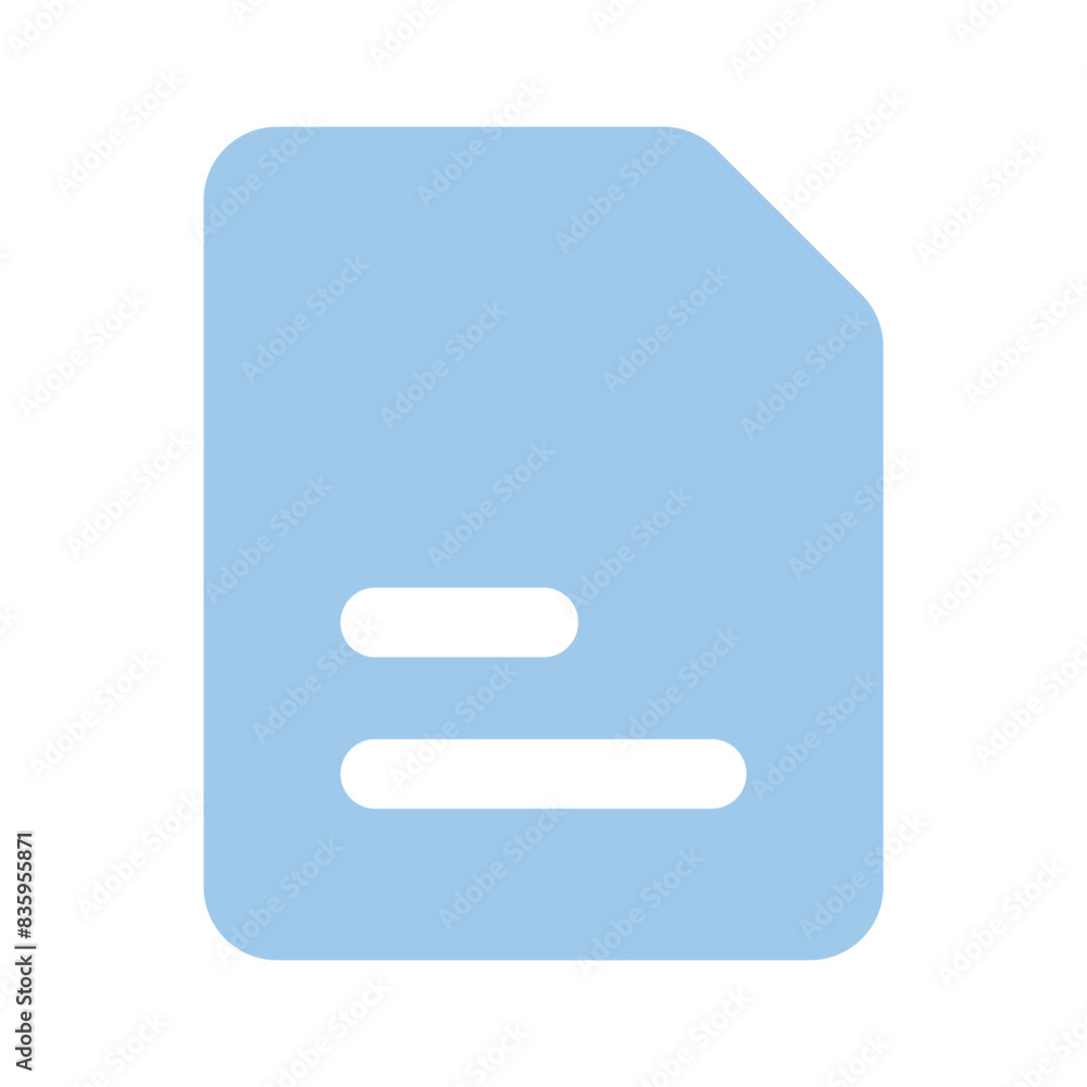 Well designed vector icon of document in modern and trendy style Well designed vector icon of document in modern and trendy style