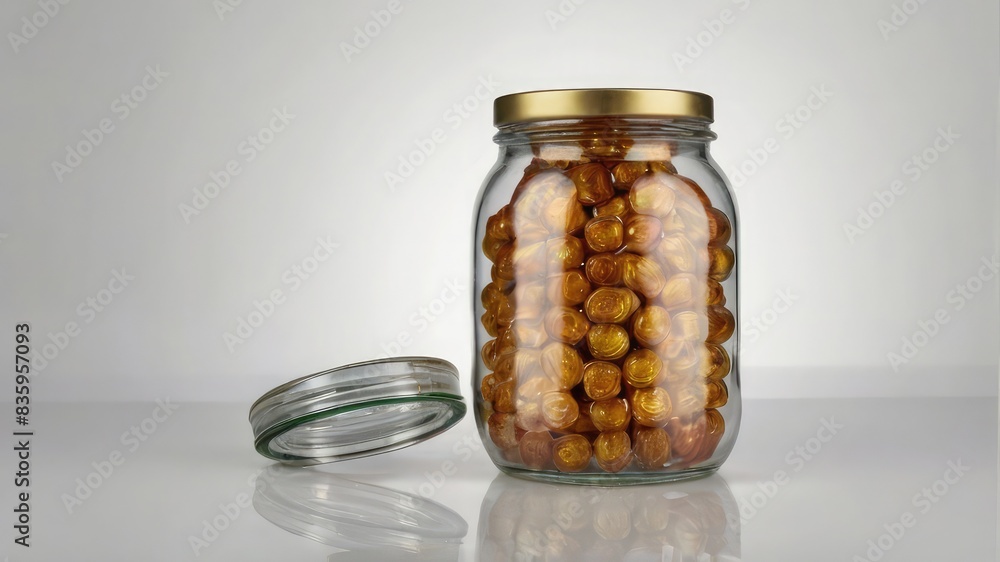 glass jar with olives glass jar with olives