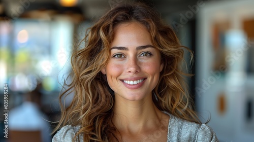 Wallpaper Mural smiling business woman on white background .hight relustion Torontodigital.ca