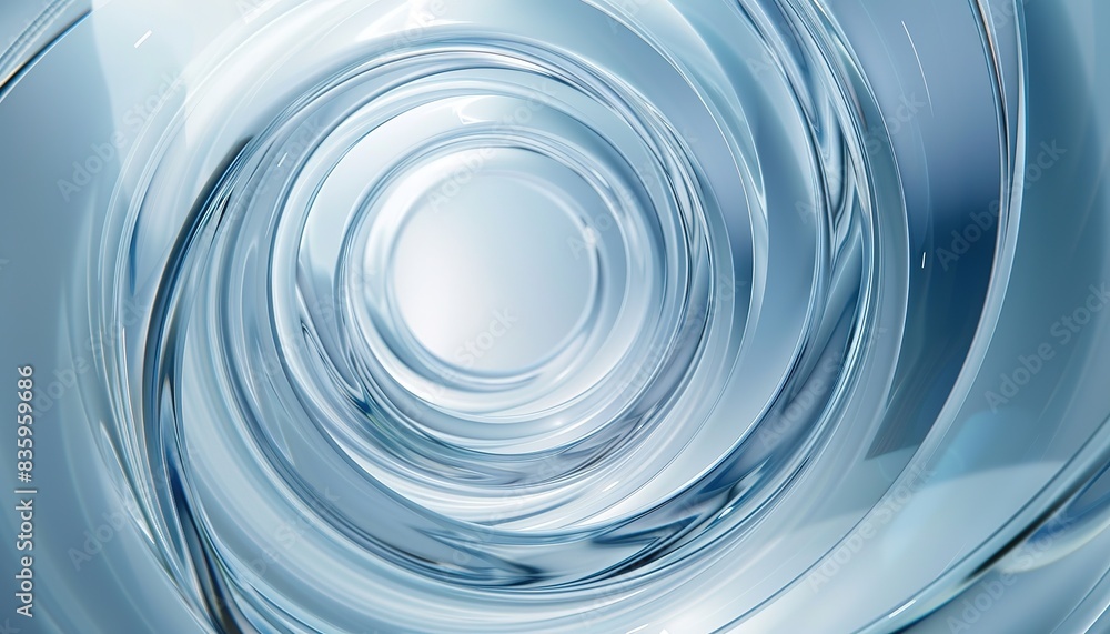 Light blue circle Glass Background Light blue circle Glass Background