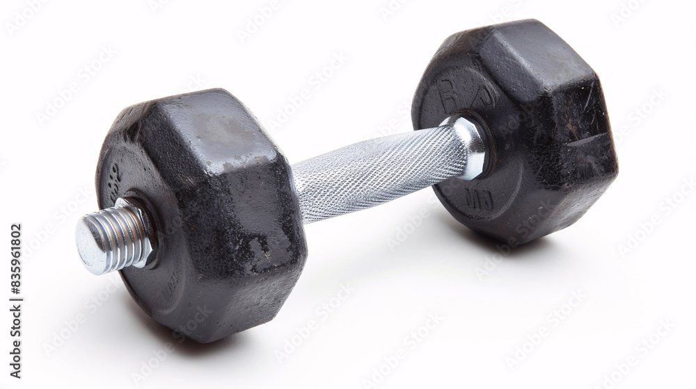 Workout gear, hand weight, separate on blank canvas. Workout gear, hand weight, separate on blank canvas.