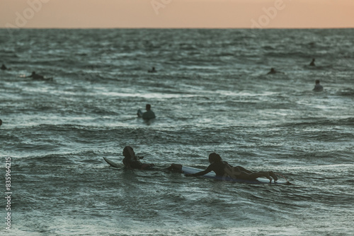 Canvas Print Surfing Themed Photograph in an exotic location