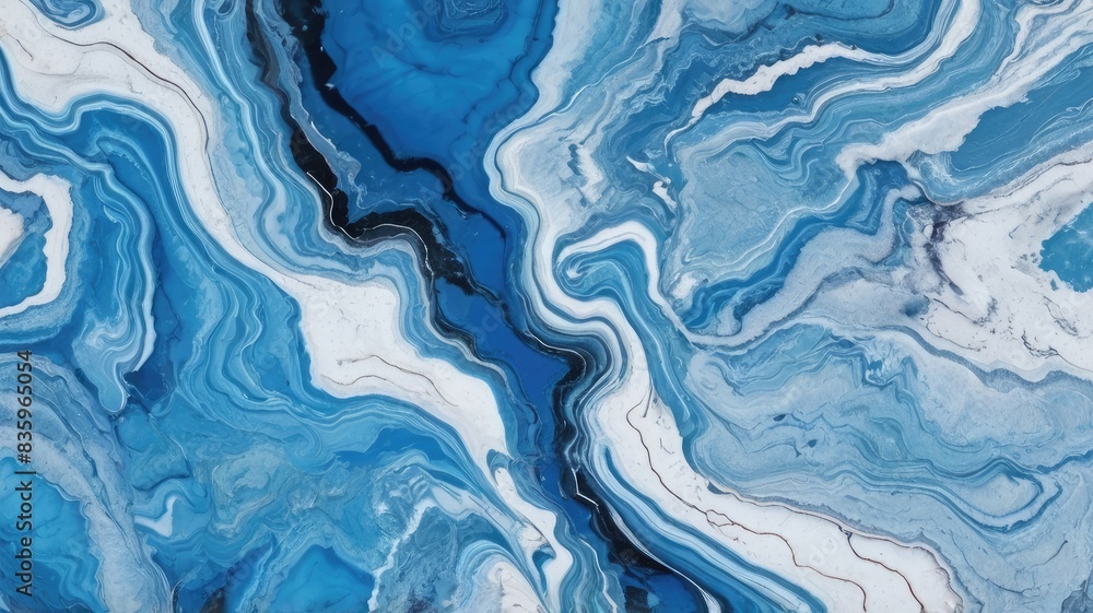 Dynamic Liquid Blue Marble Lines Dynamic Liquid Blue Marble Lines