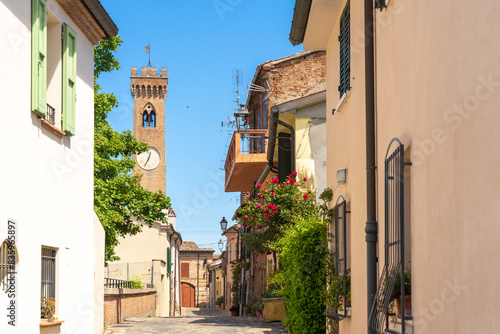 Obraz na płótnie Santarcangelo di Romagna, Emilia Romagna, Italy w salonie