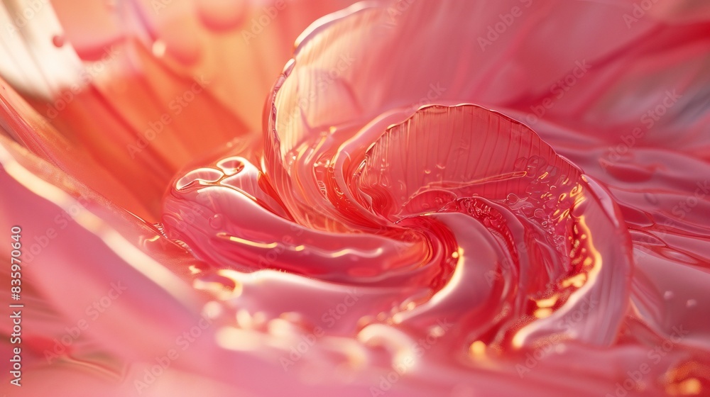 Liquid Tulip Elegance: Extreme macro captures the elegance of tulip petals with glossy, watery textures, flowing like liquid silk. Liquid Tulip Elegance: Extreme macro captures the elegance of tulip petals with glossy, watery textures, flowing like liquid silk.