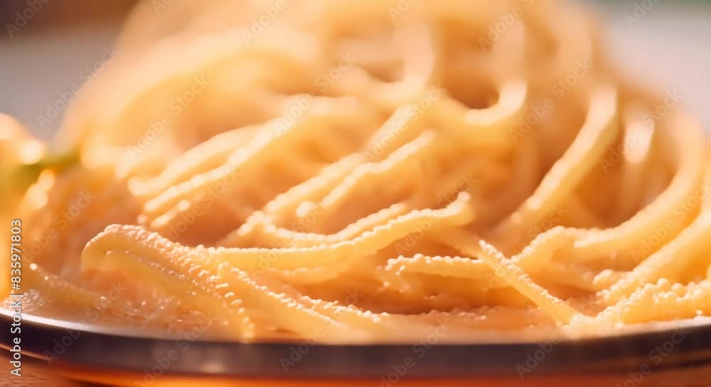 Captivating Slow-Mo: Noodles in Motion Captivating Slow-Mo: Noodles in Motion