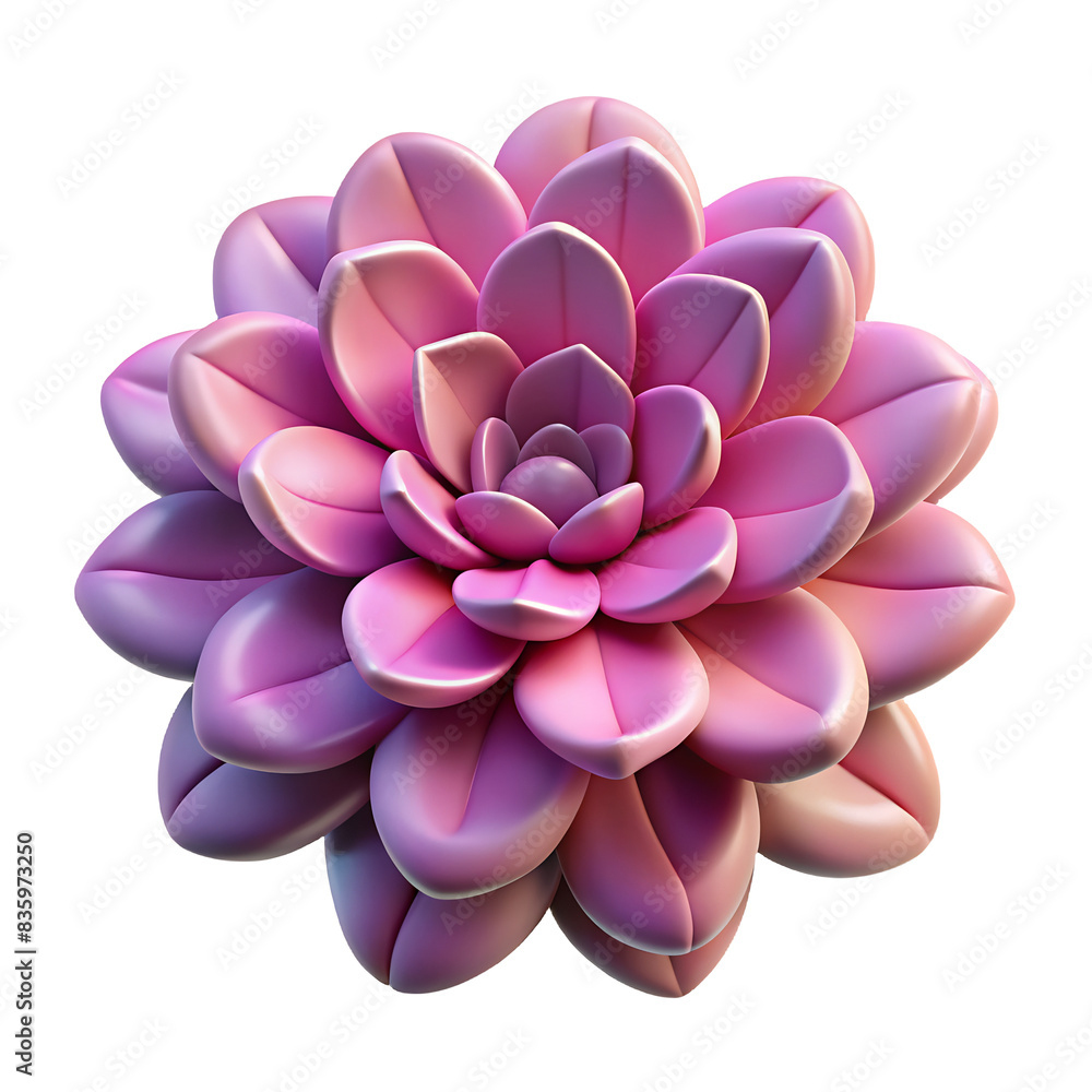 Fototapeta premium Aubreita Flower Pile Of Heap Of Piled Up Together Hyperrealistic Highly Detailed Isolated On Transparent Background Png File