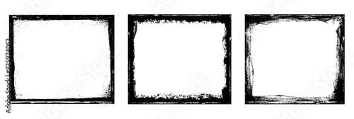 brush stroke grunge frame