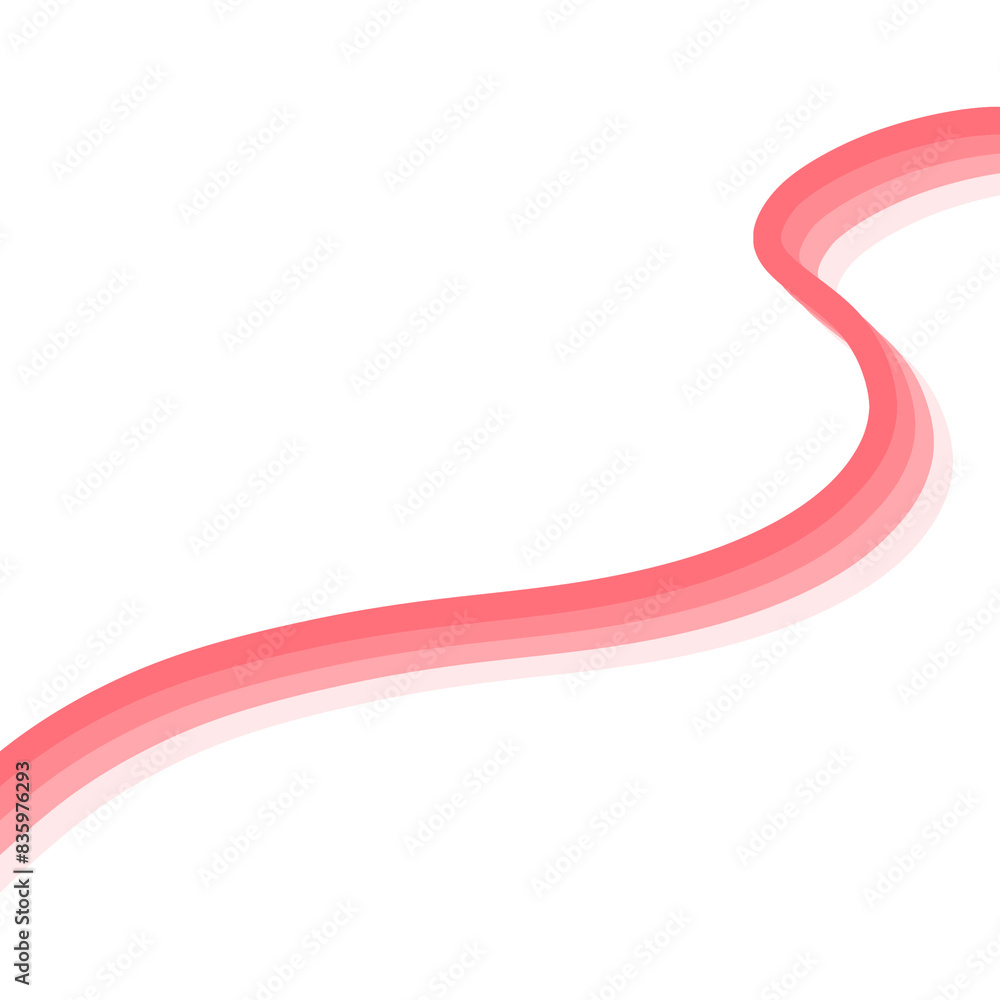 Simple multicolored layered lines. Simple multicolored layered lines.
