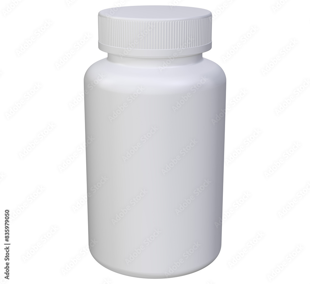 Realistic 3D bottle rendering mockup Realistic 3D bottle rendering mockup