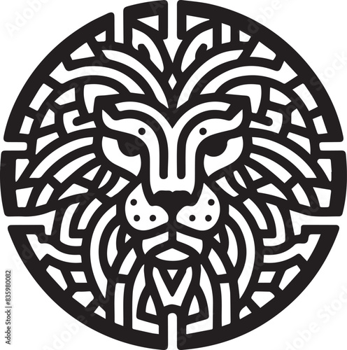 A logo Animal vector illustration on white background