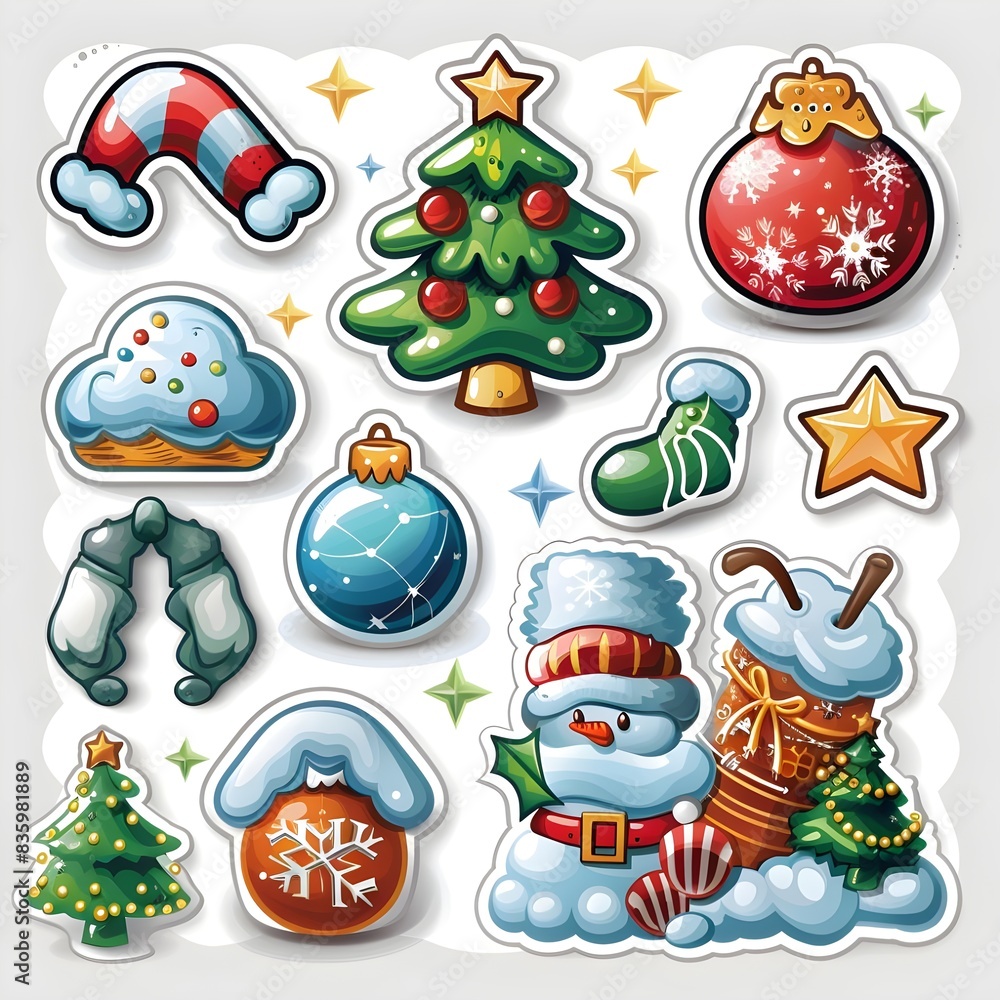 christmas icons christmas icons