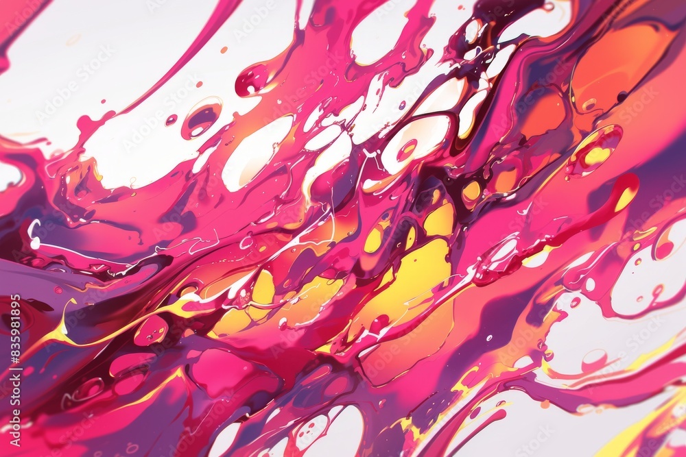 Abstract fluid design elements for creative projects