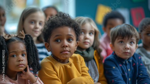 Attentive Diverse Children Listening in Classroom Setting
