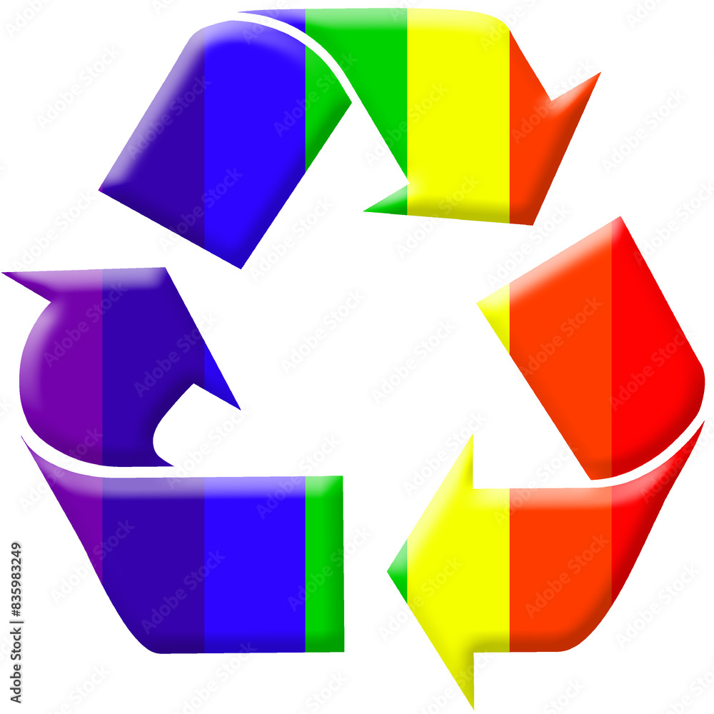 set of recycle arrows set of recycle arrows