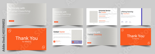 Education PowerPoint presentation slides template design, School PowerPoint presentation slide template design education profile kids vector,brochure design, landing page, annual report fashion.