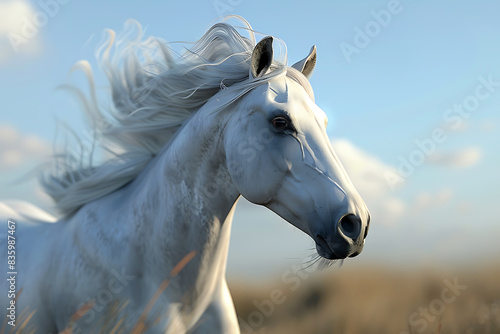 Wallpaper Mural A majestic horse, showcasing its strength and beauty. Torontodigital.ca