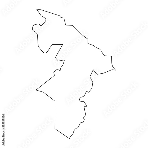 Jiwaka Province map, administrative division of Papua New Guinea. Vector illustration. photo