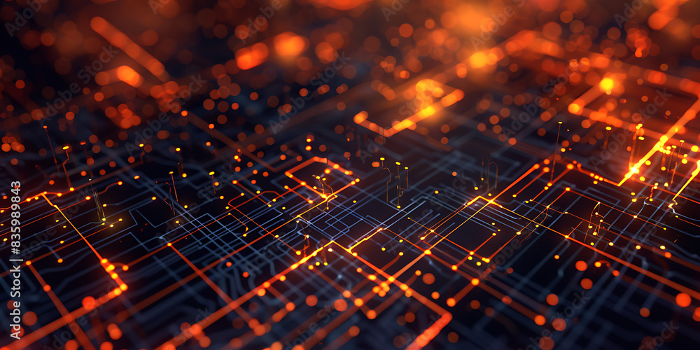 Futuristic Abstract Technology Background, Digital Innovation: Abstract Technology Backdrop - Ai Generated Futuristic Abstract Technology Background, Digital Innovation: Abstract Technology Backdrop - Ai Generated