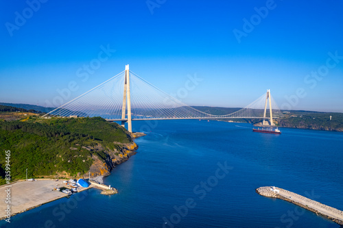 Quadro su tela Yavuz Sultan Selim Bridge in Istanbul, Turkey