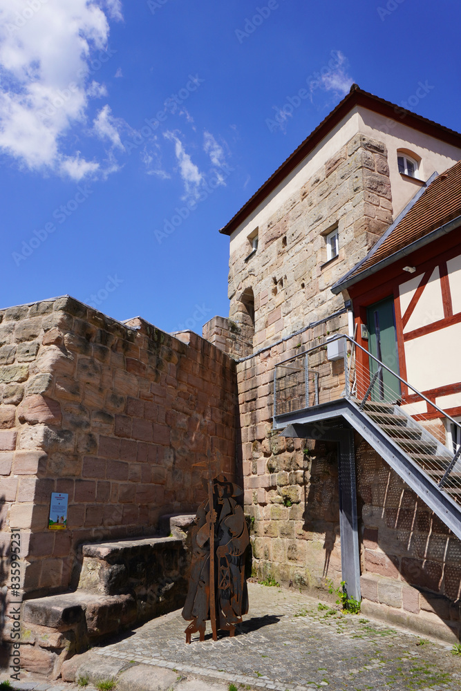 Der Döderleinsturm in Hilpoltstein in Bayern Der Döderleinsturm in Hilpoltstein in Bayern