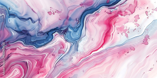 Fluid Elegance  Liquid Marble Watercolor Background  Abstract Aquatic Art  Liquid Marble Watercolor Backdrop - Ai Generated