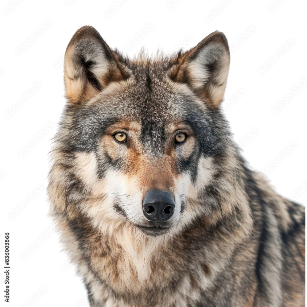 Gray Wolf isolated on transparent background Gray Wolf isolated on transparent background
