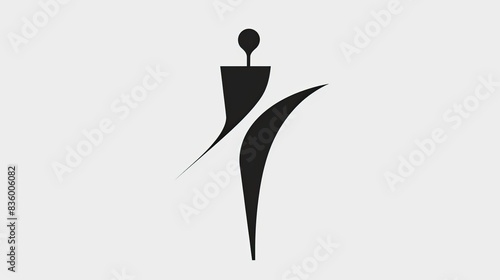 logo minimalist for a brand of curators of art  text artworks on i  graphic design  typography  modern  logotype  visual identity  art curated