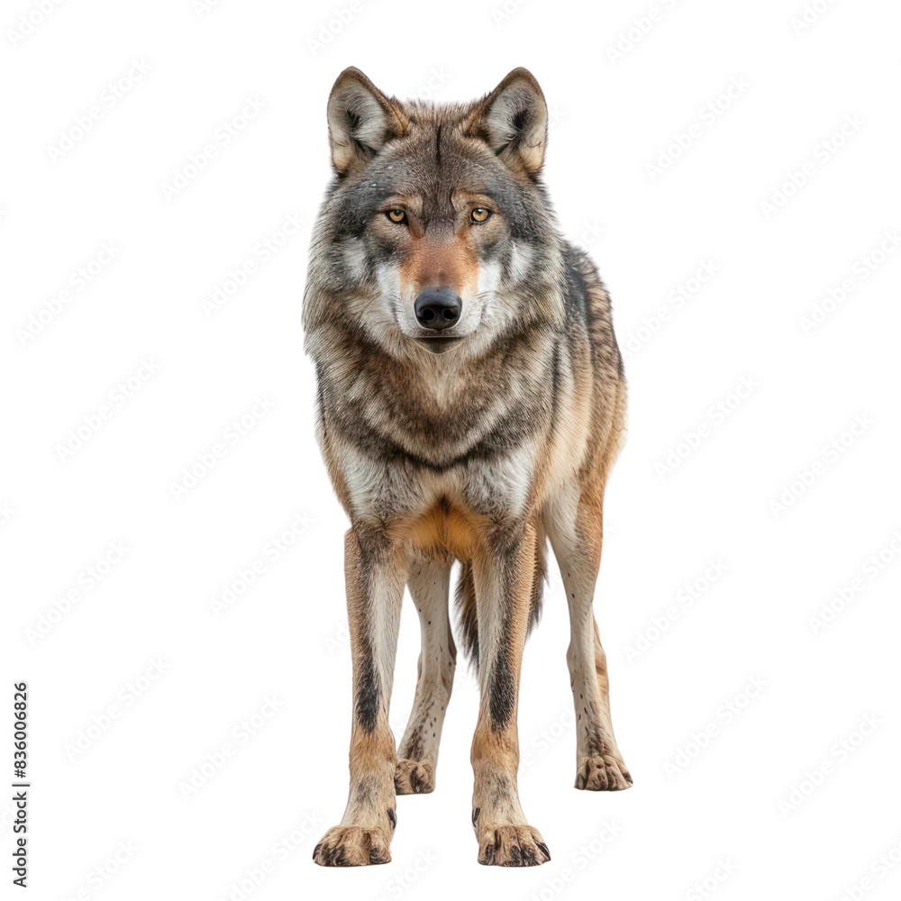 Gray Wolf isolated on transparent background Gray Wolf isolated on transparent background